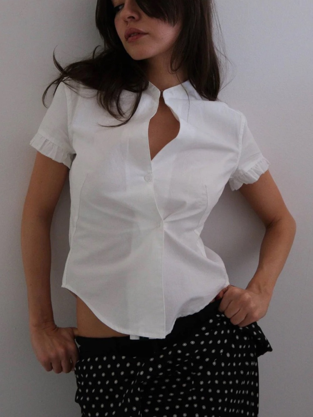 Geel Lewis blouse